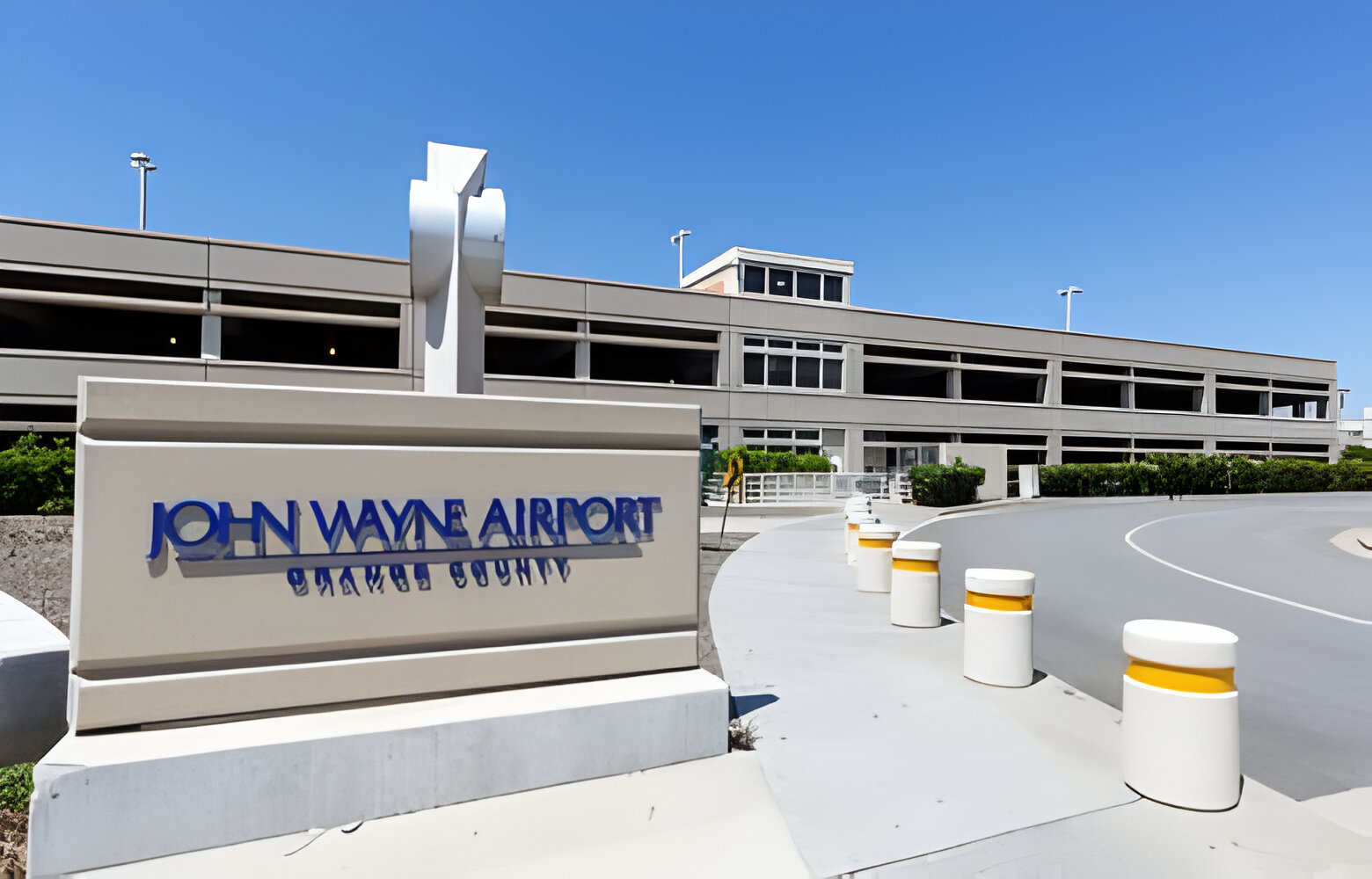 sign board of John Wayne Airport