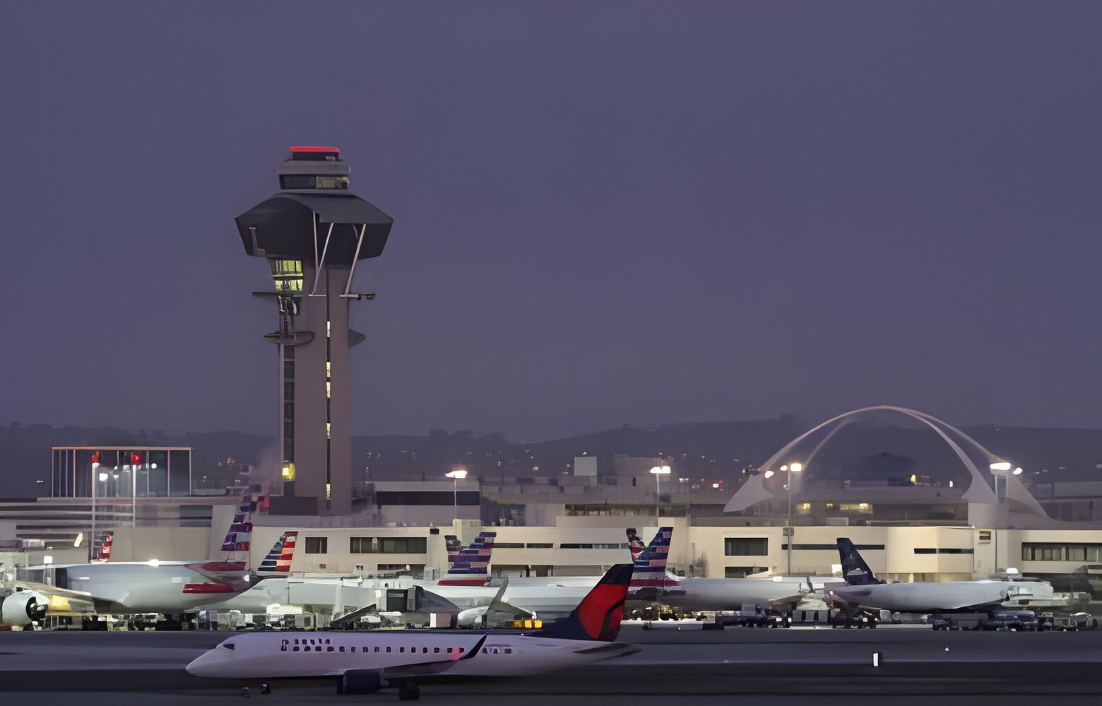 Outside building view of LAX Airport