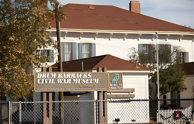 historic civil war era Drum Barracks Museum Wilmington, California